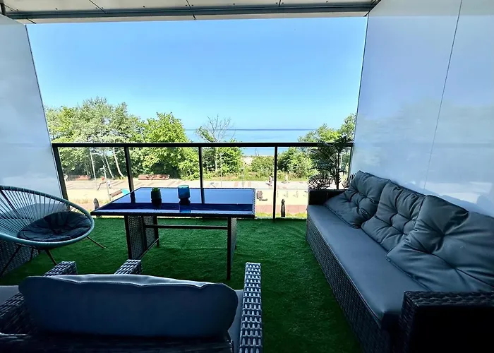 Z Widokiem Na Morze Seaside 208 Al-dom شقة *