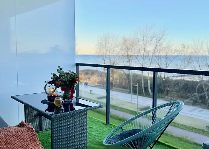 아파트 Z Widokiem Na Morze Seaside 208 Al-dom 코워브제크